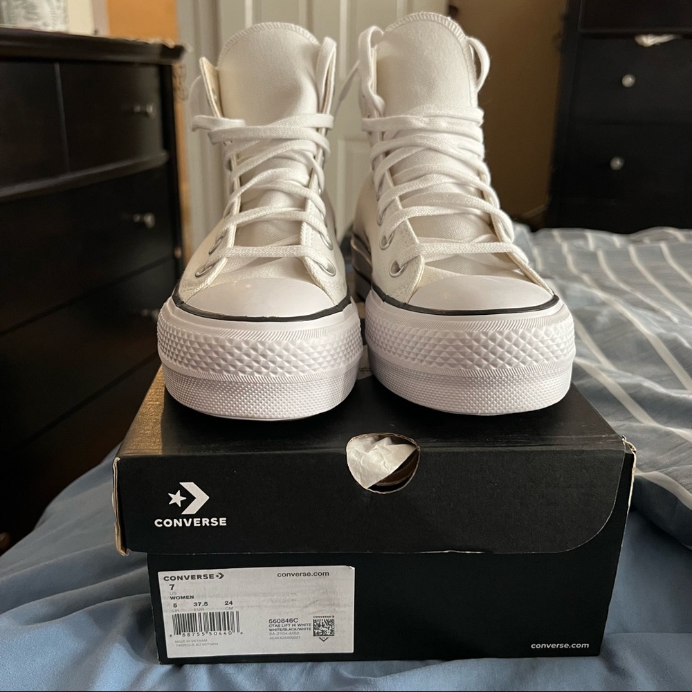 Classic White Converse ALL ✨